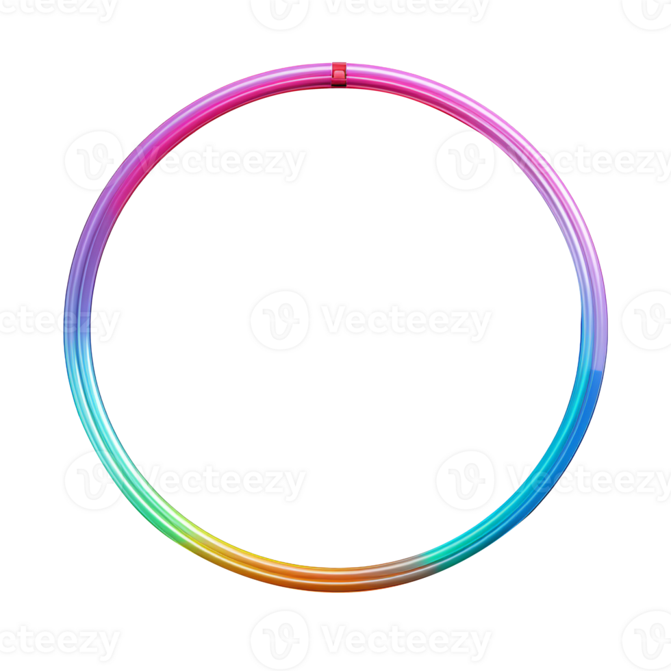 Hula hoop isolated on transparent background png