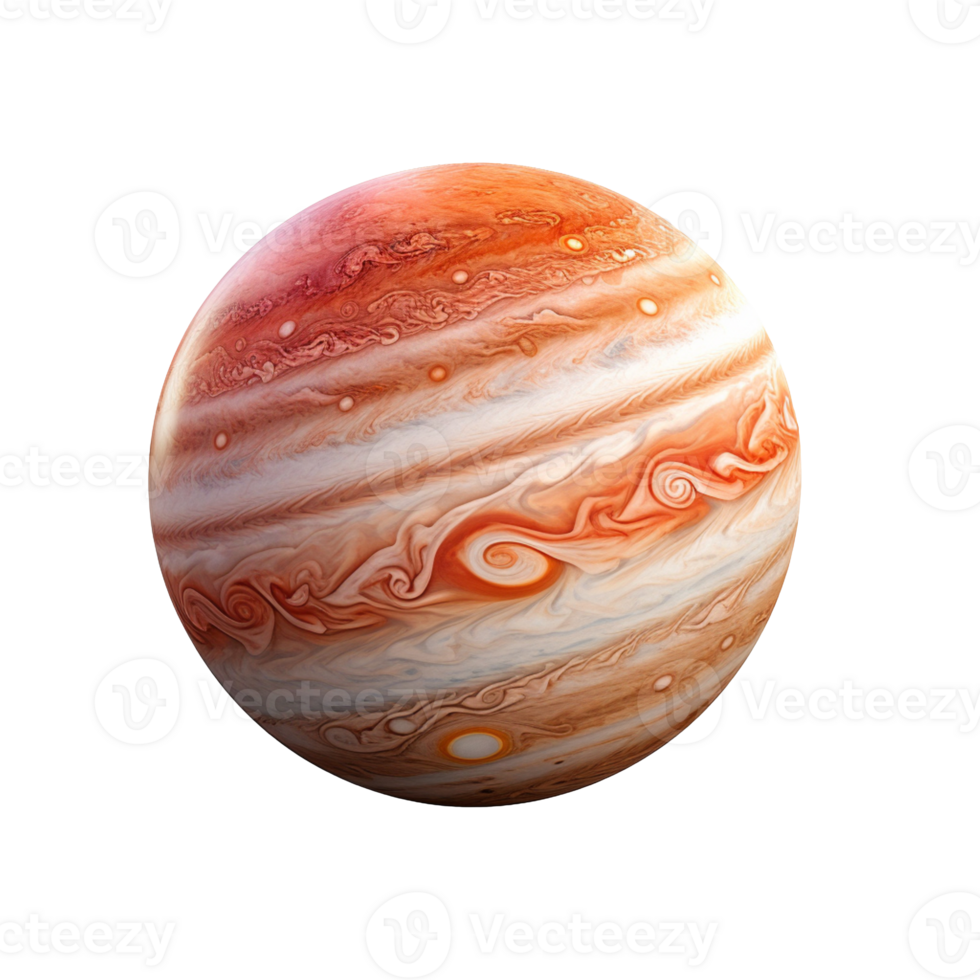 Jupiter isolated on transparent background png