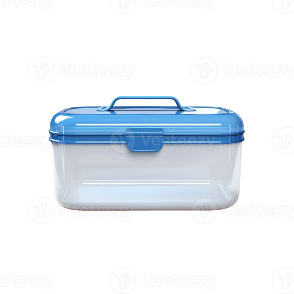 lunch box with lid isolated on transparent background png