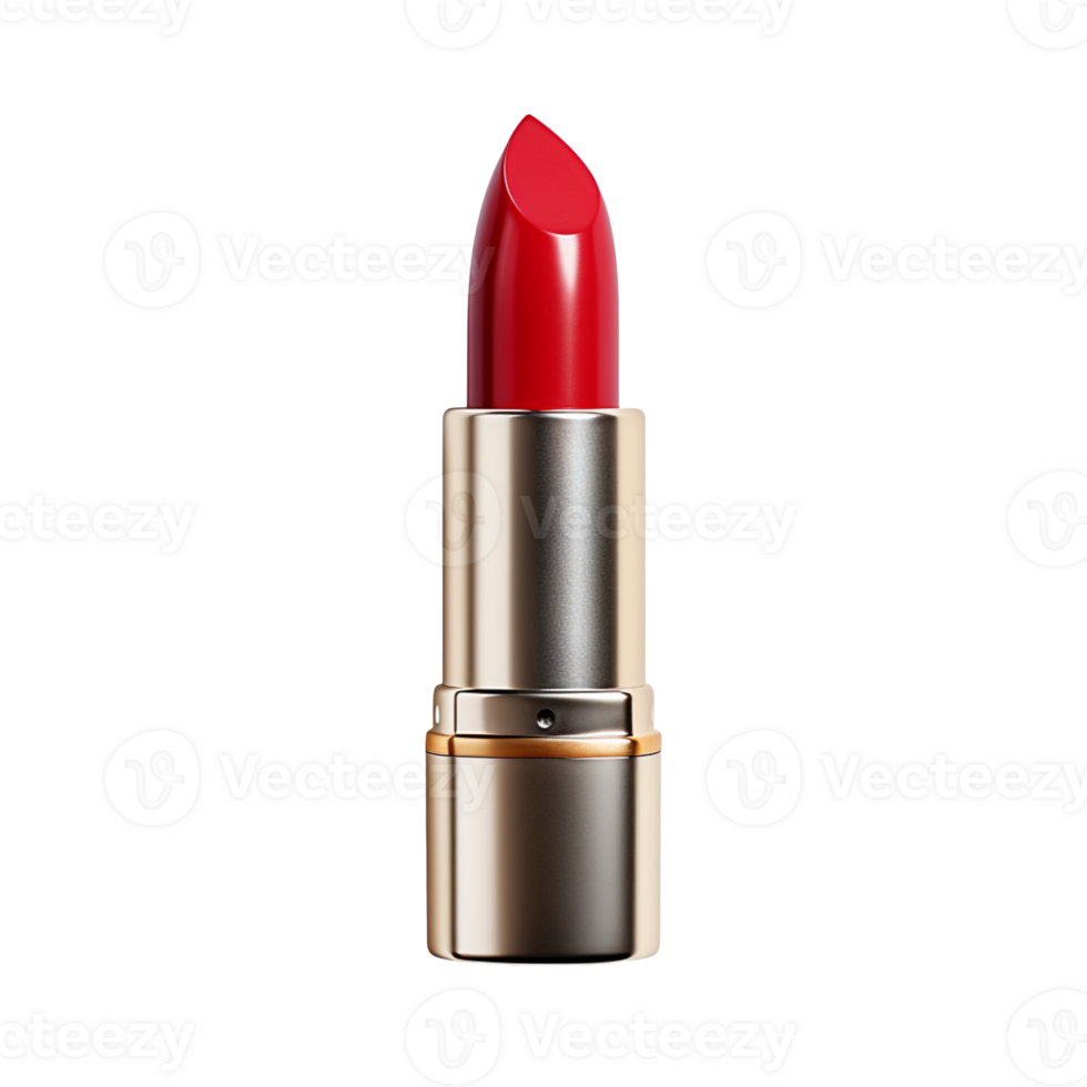 Red lipstick isolated on transparent background png