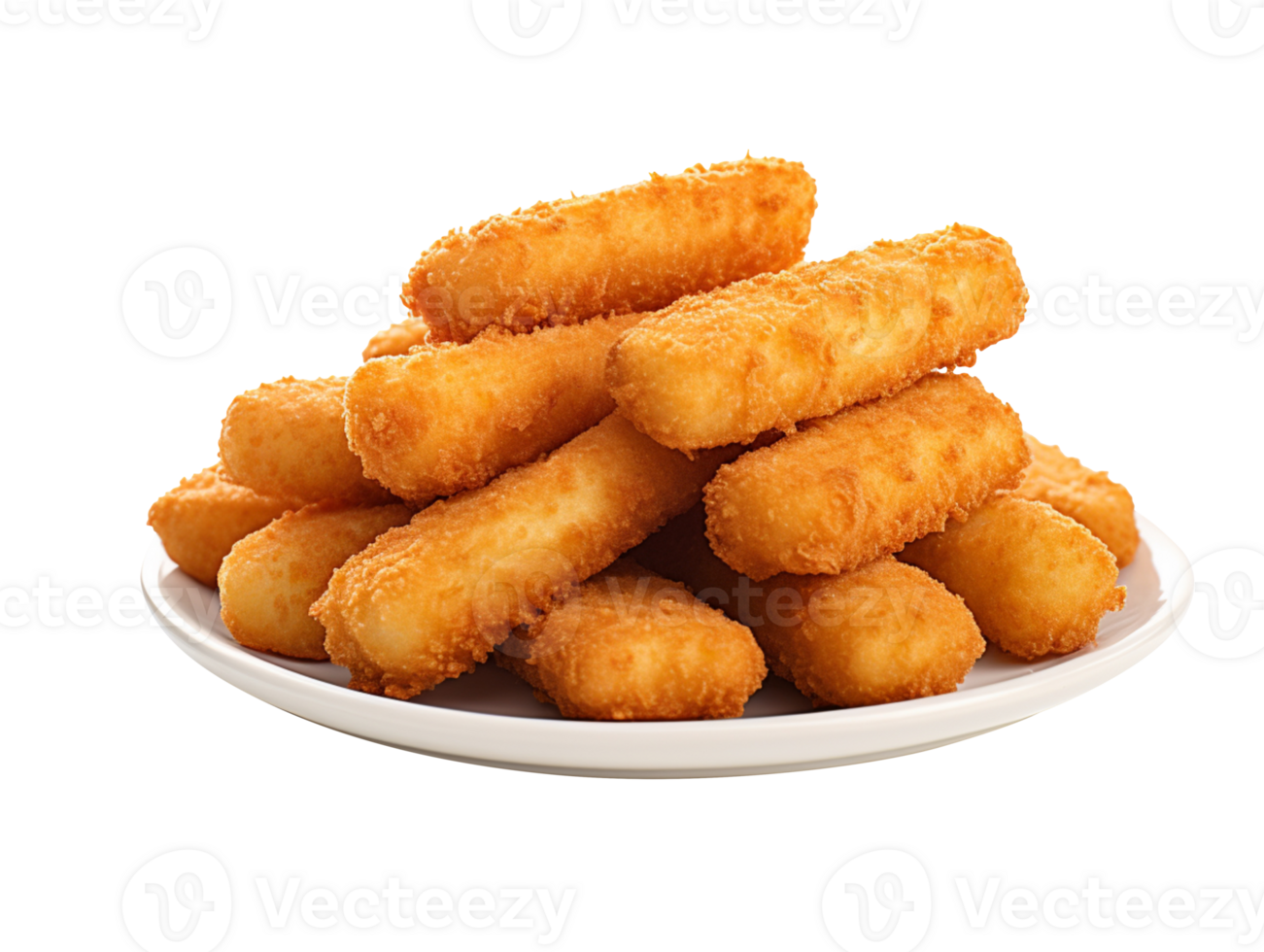 Mozzarella Sticks isolated on transparent background png