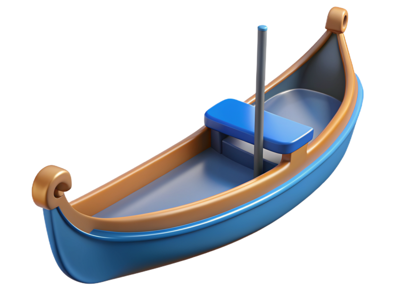 Gondola Boat 3d Concept png