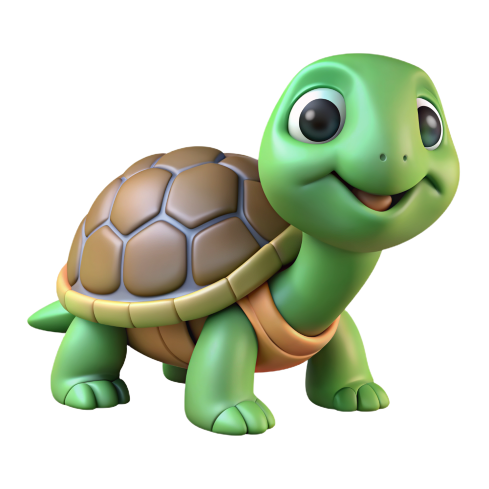 Turtle Animal 3d Rendering png