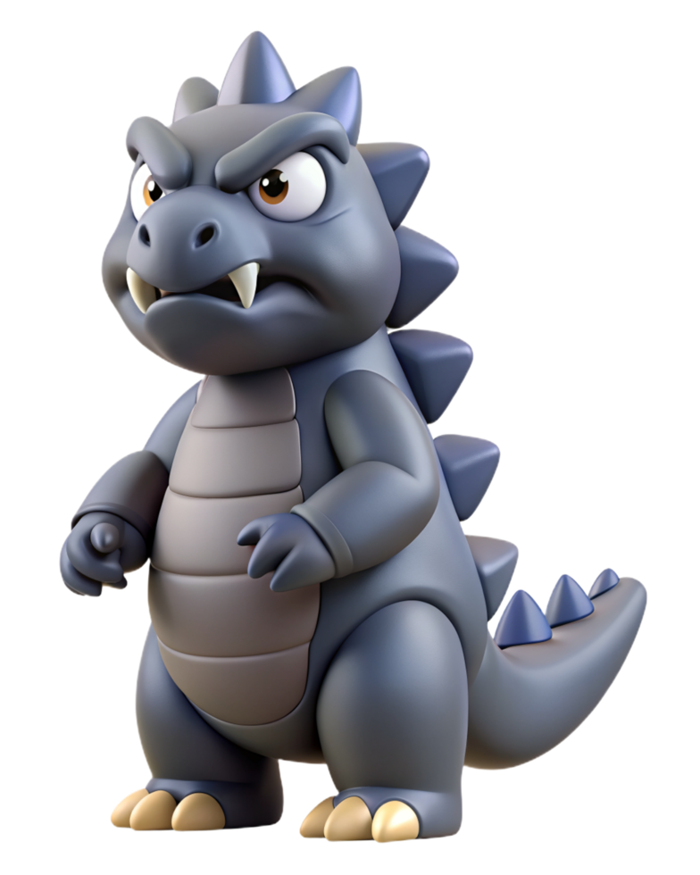 Cute Godzilla 3d Graphic png