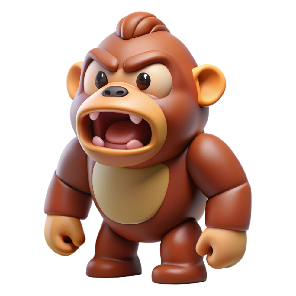 King Kong 3d Mascot png