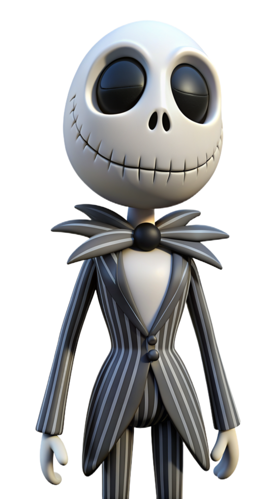 jack Skellington 3d conceito png