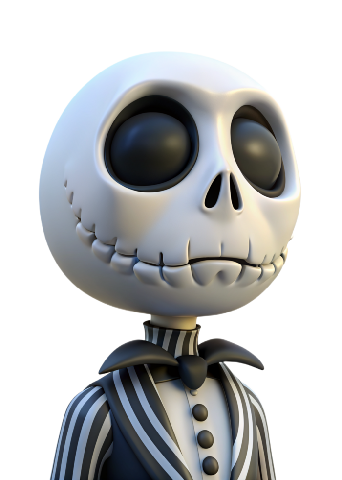 Jack Skellington 3d Character png