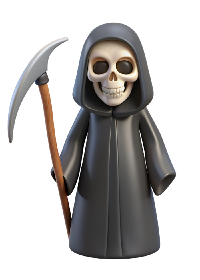 Cute Grim Reaper 3d Style png