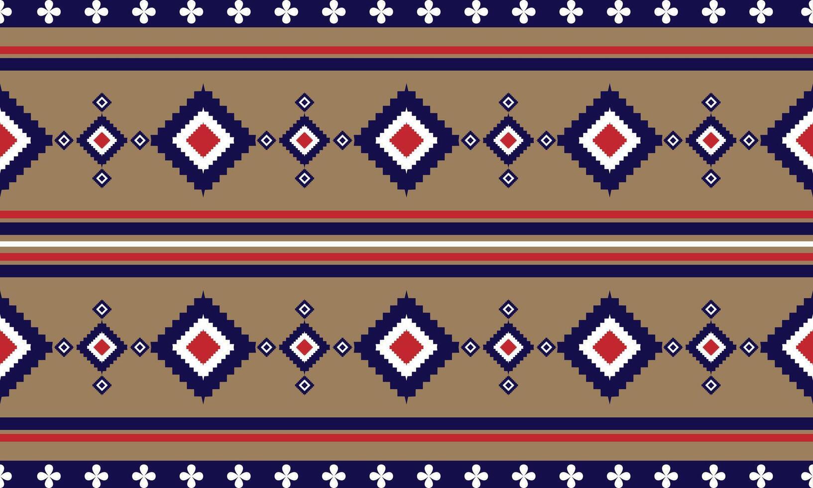Brown boho geometric ethnic shapes seamless pattern traditional Design backgrounds for clothing, carpet, fabric, wallpaper, wrap, and print. Native American ornament. vector