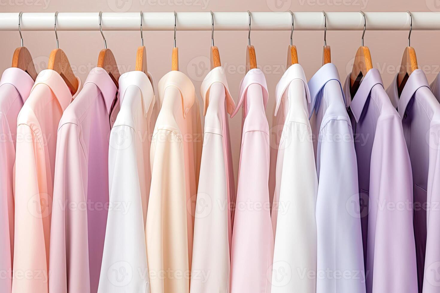 Shirts in Hangers photo