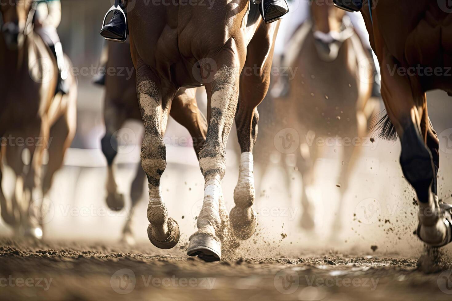 Horse Racing Closeup photo