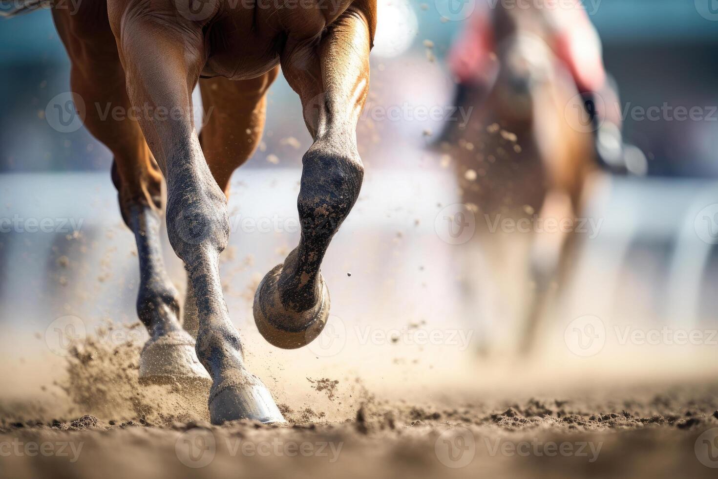 Horse Racing Closeup photo