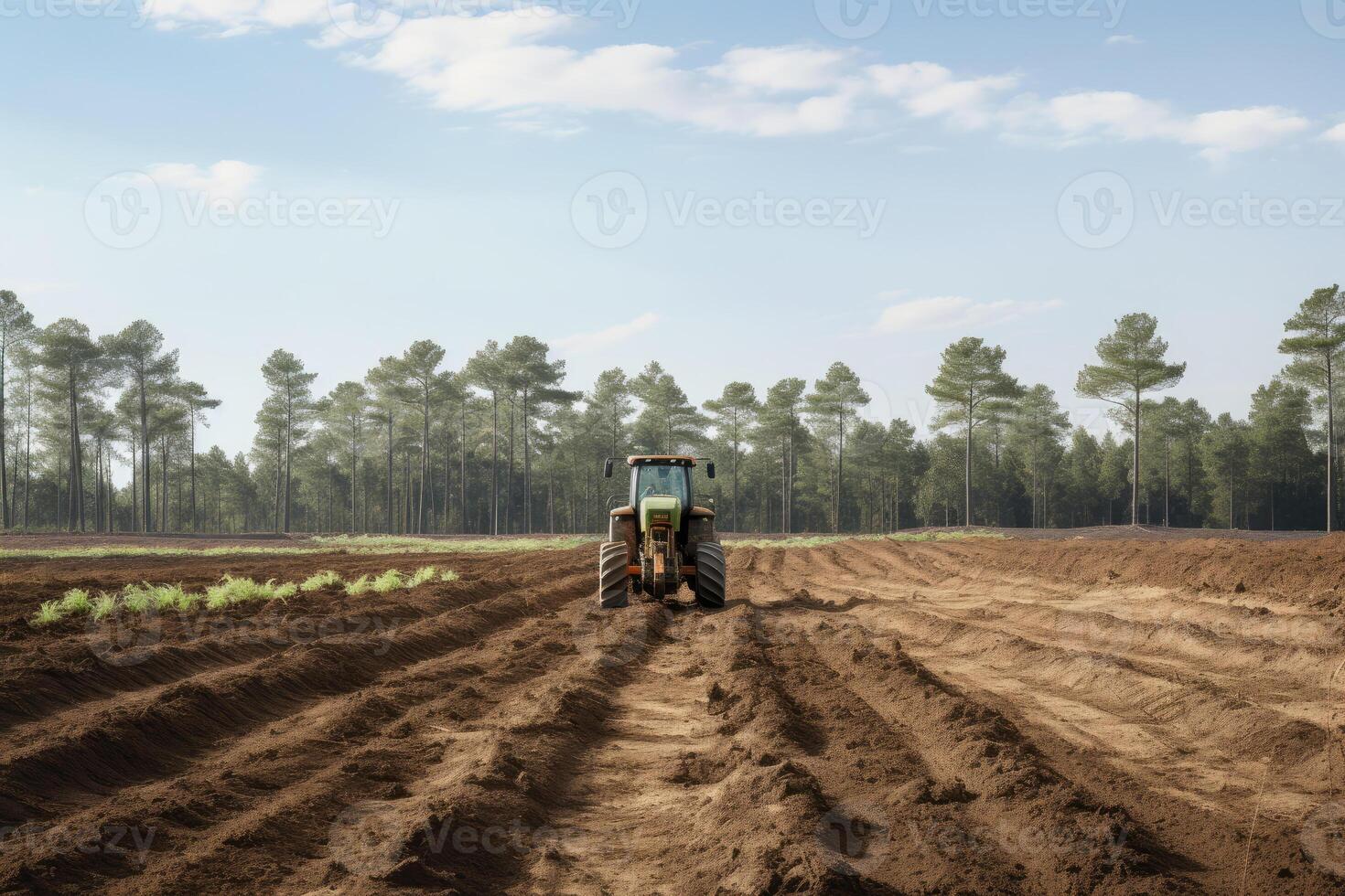 Tractor in the Field photo