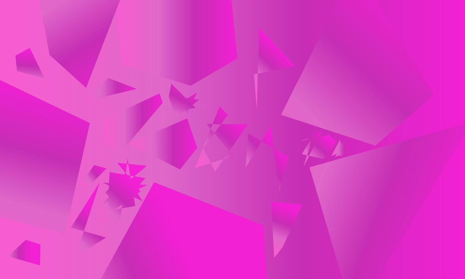a pink background with broken pieces of glass vector