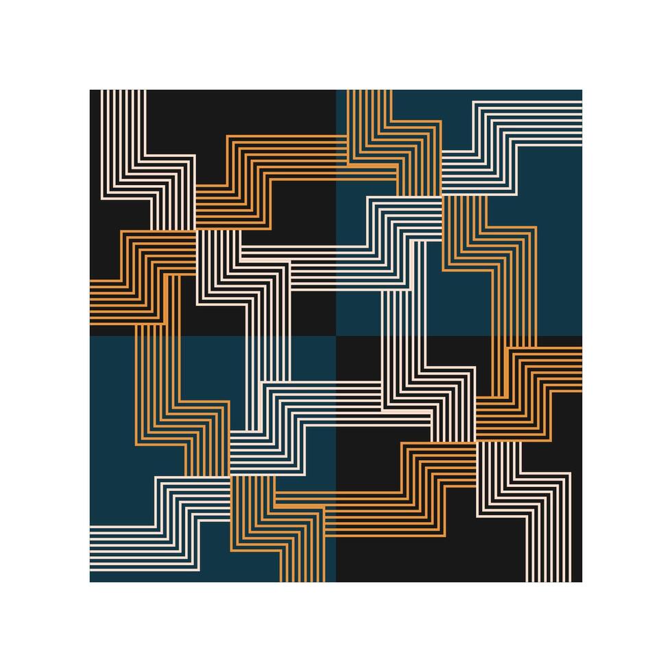 ILLUSTRATION 175, DYNAMIC DIMENSIONS, THE WORLD OF ABSTRACT GEOMETRIC PATTERNS vector