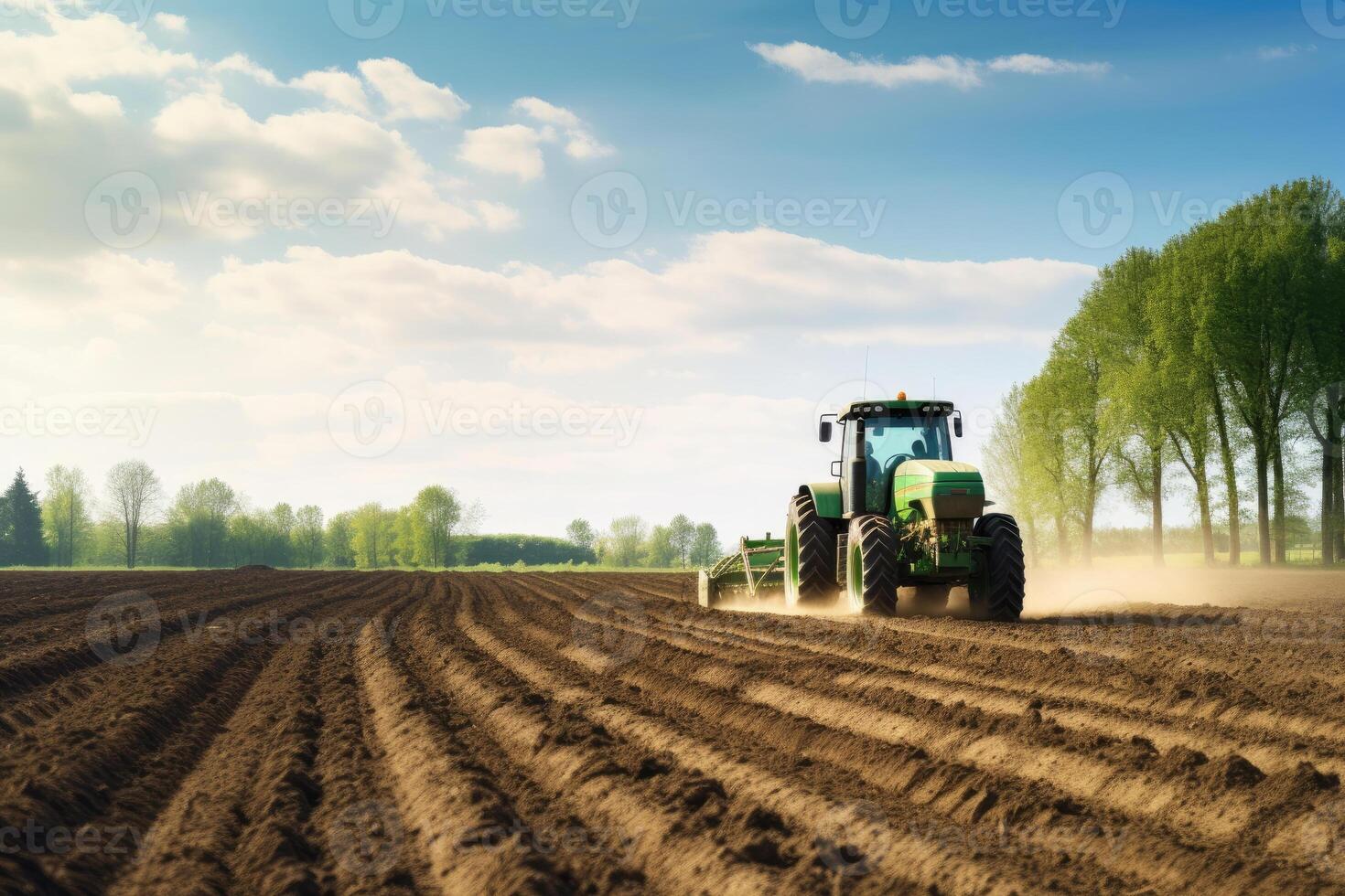 Tractor in the Field photo