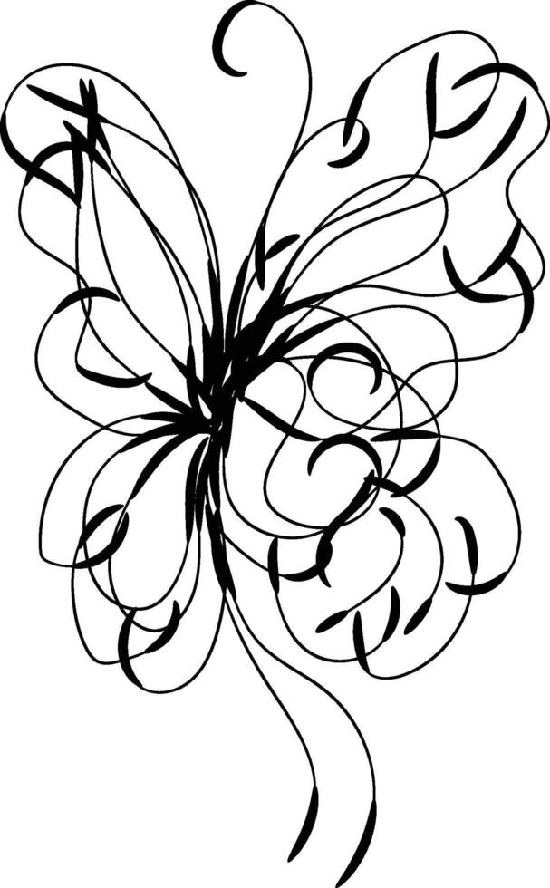Hand drawn stencil element collection vector