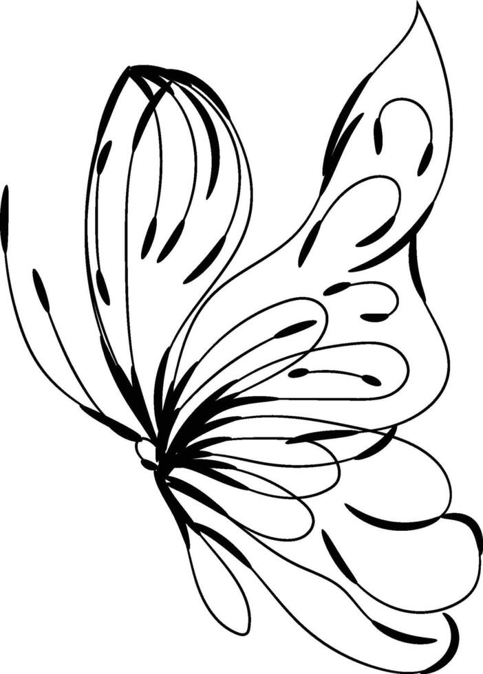 Hand drawn stencil element collection vector