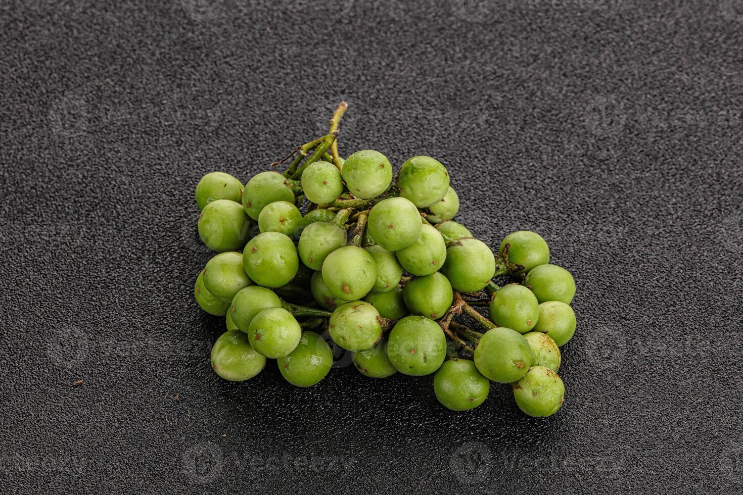 Raw ripe wild pea eggplant photo