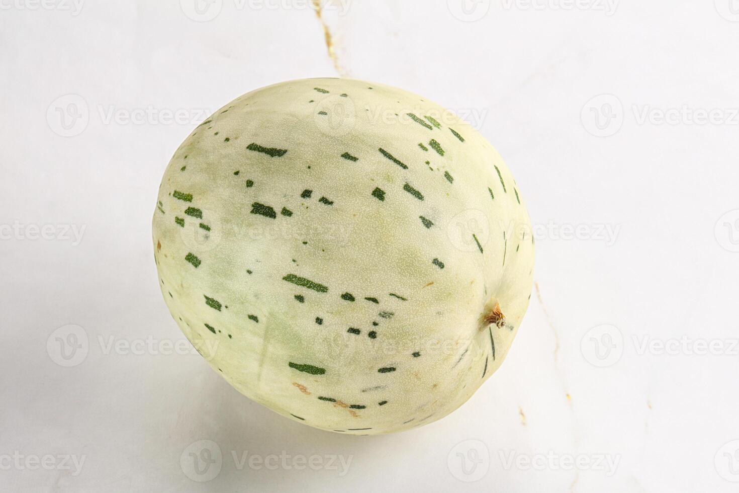 Ripe sweet juicy Dalmatin melon photo