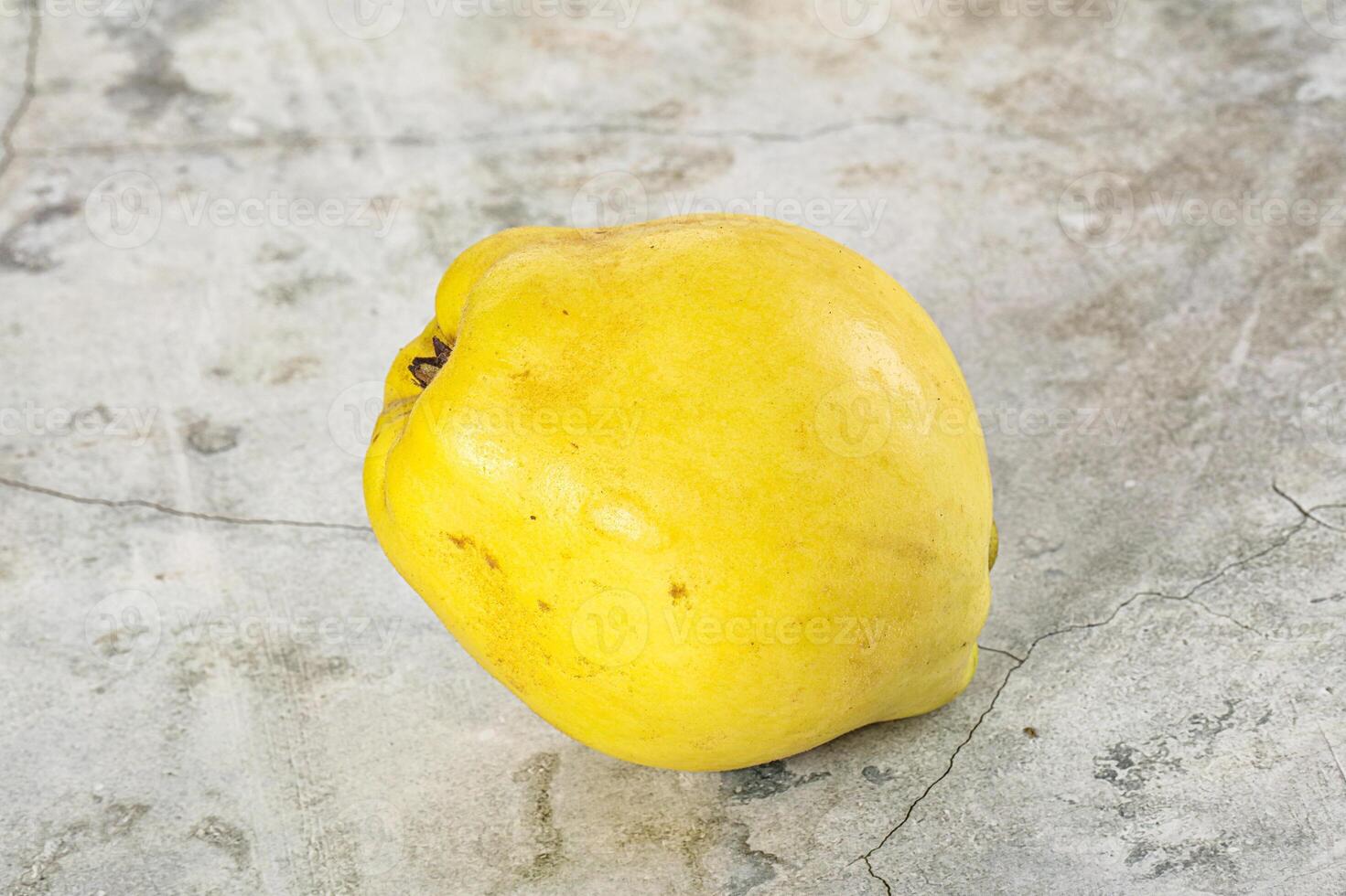 Ripe sweet organic quince fruit photo
