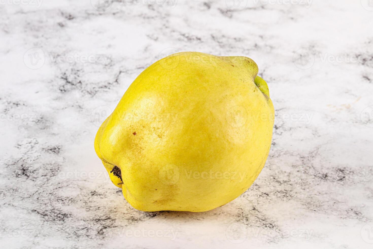 Ripe sweet organic quince fruit photo