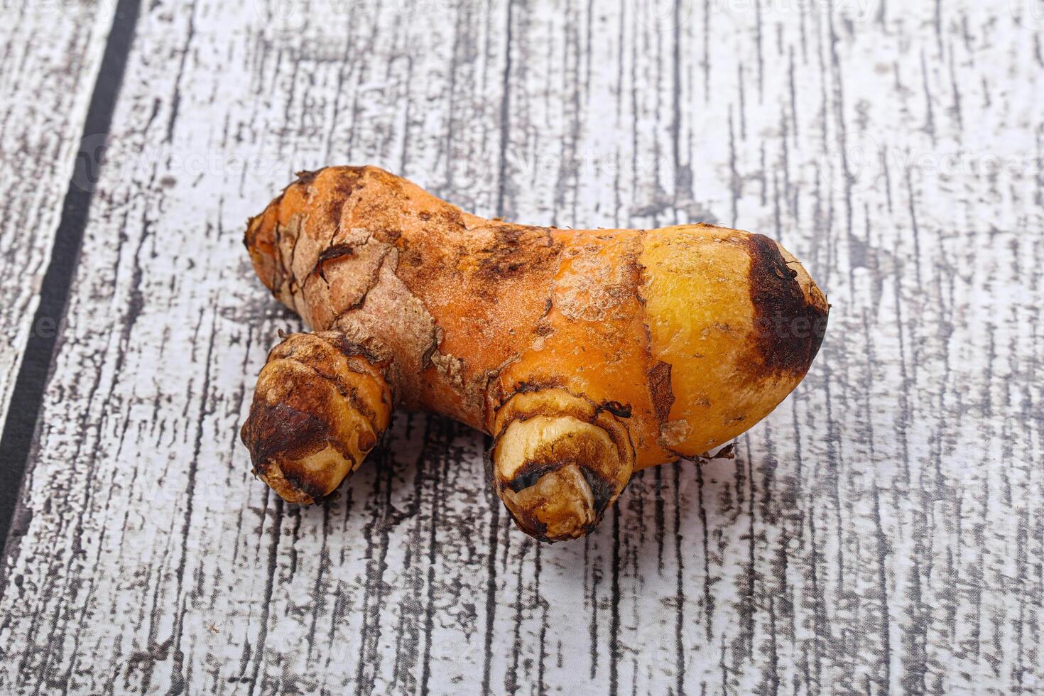 Fresh curcuma root for cooking photo
