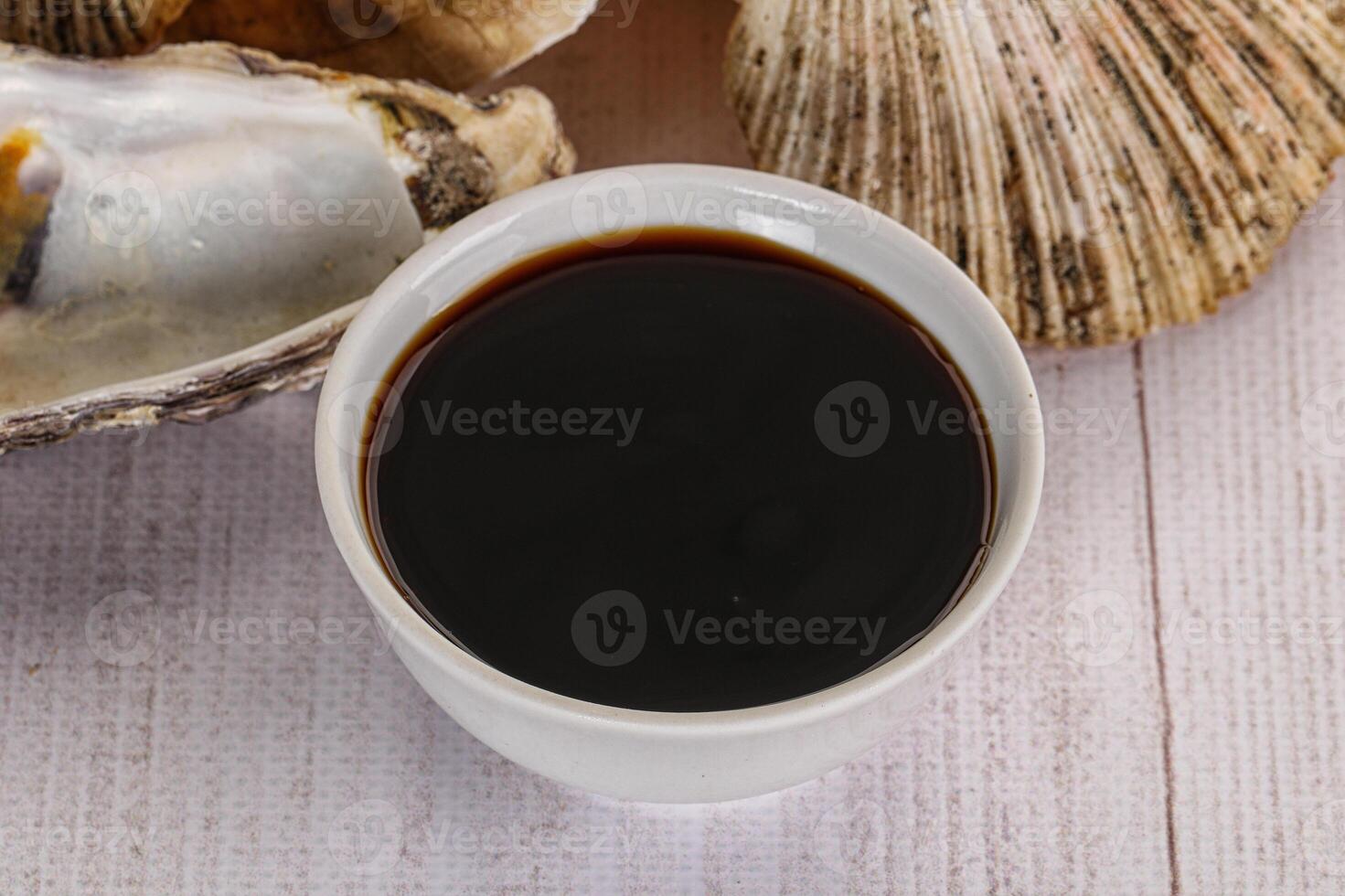 Oyster sauce in the bowl photo
