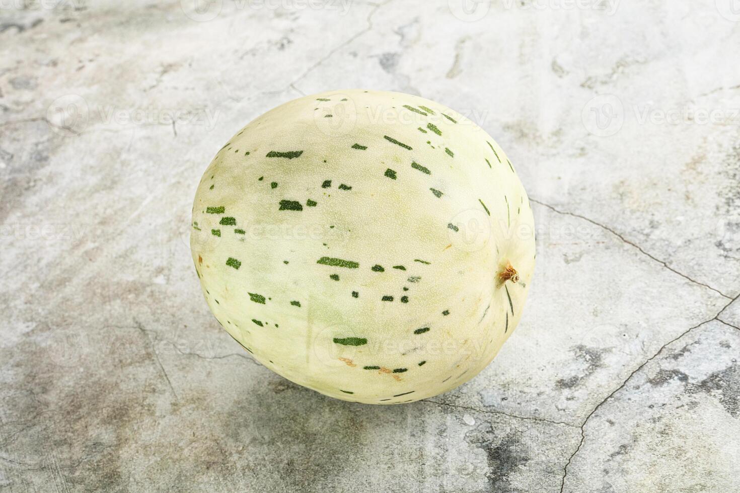 Ripe sweet juicy Dalmatin melon photo