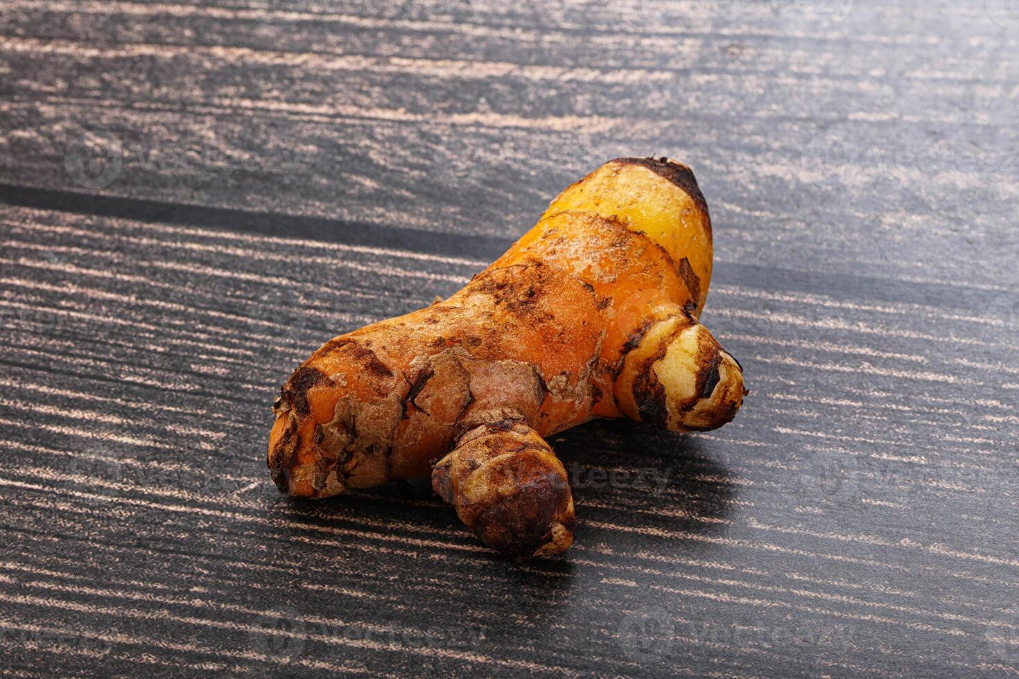 Fresh curcuma root for cooking photo
