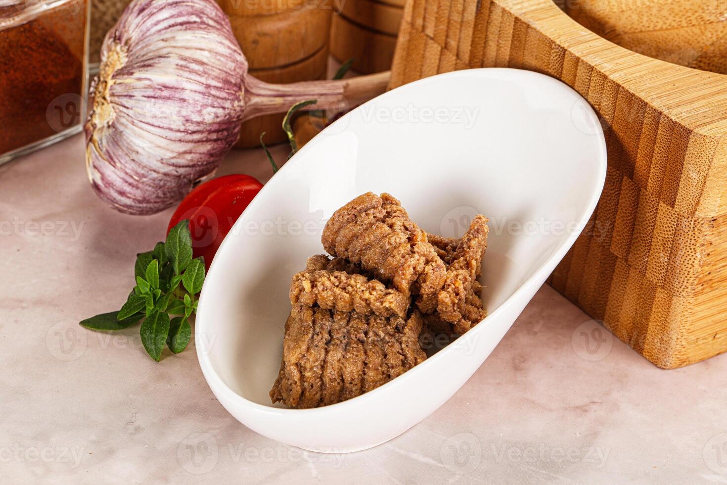 Liver Pate spread in the bowl photo