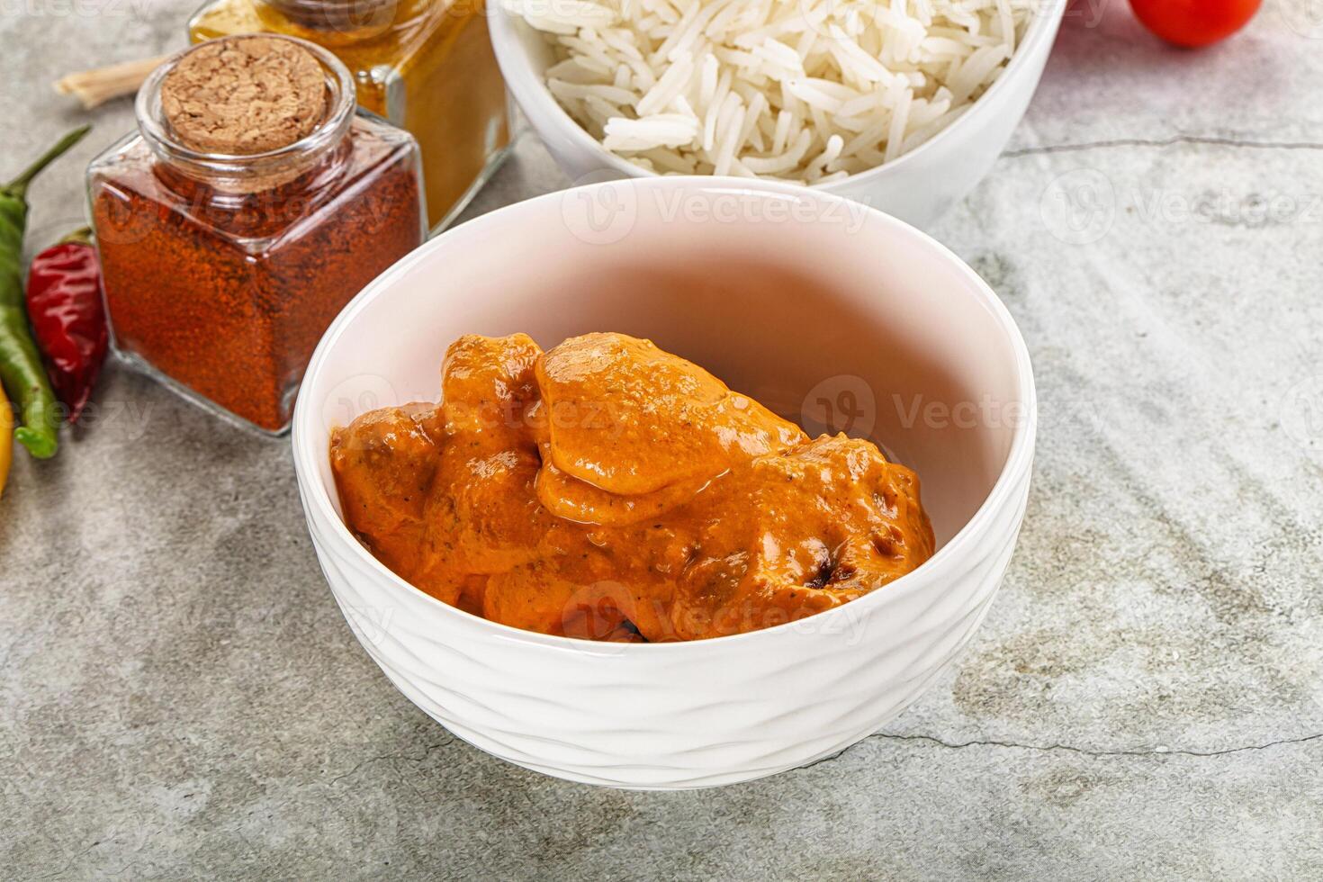 Indian cuisine - chicken butter masala photo