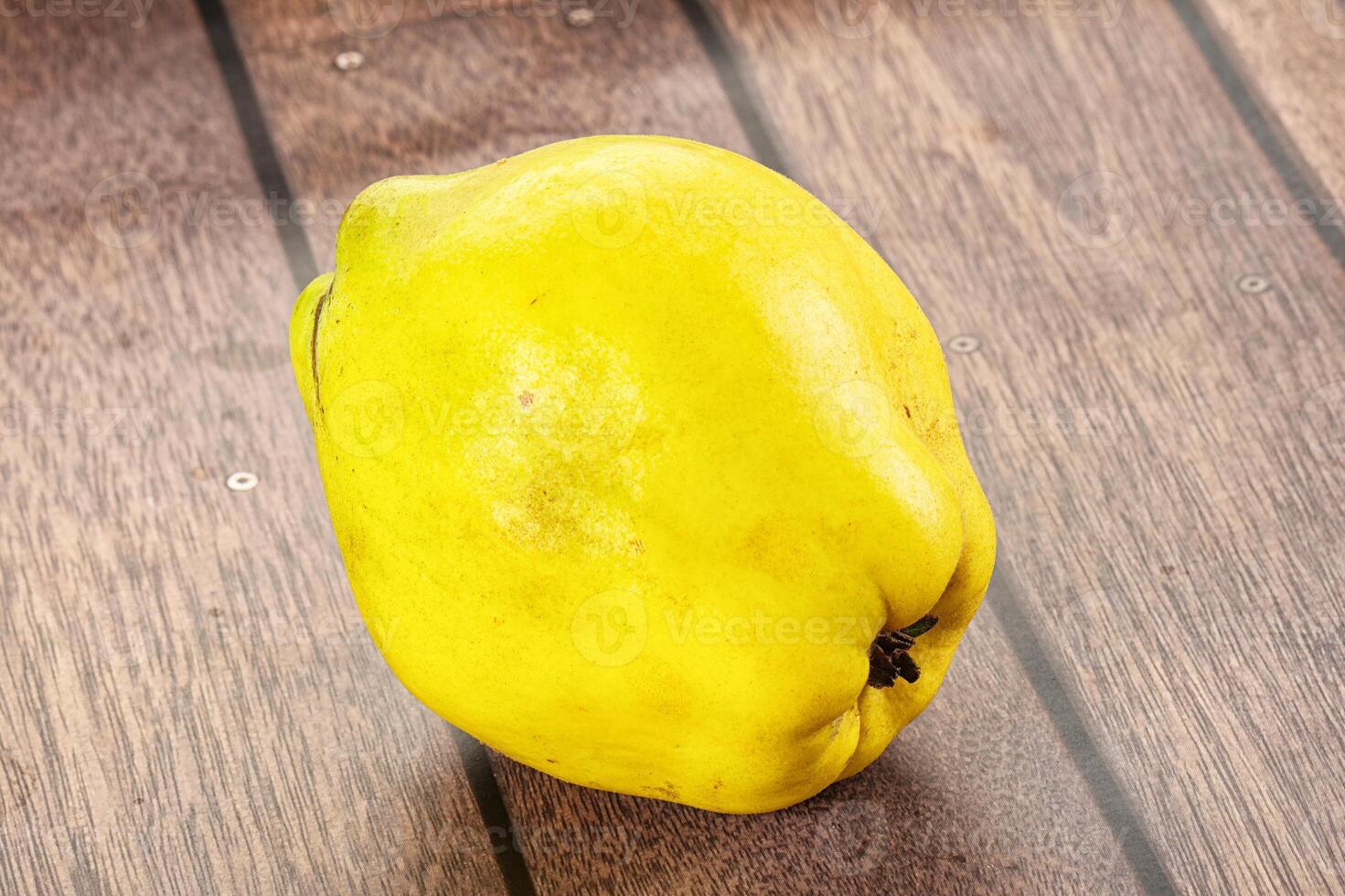 Ripe sweet organic quince fruit photo