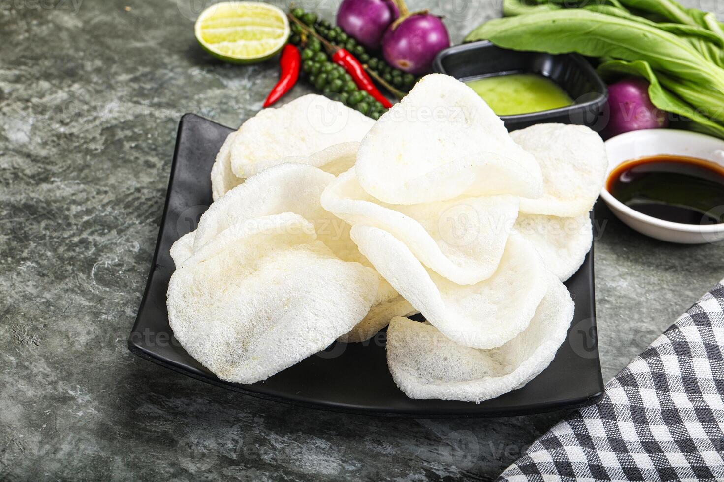 Vietnamese starter appetizer Crab chips 46511331 Stock Photo at Vecteezy