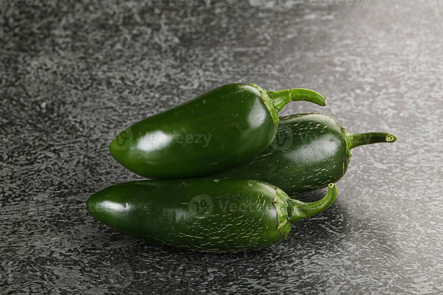 Raw green Mexican jalapeno pepper photo