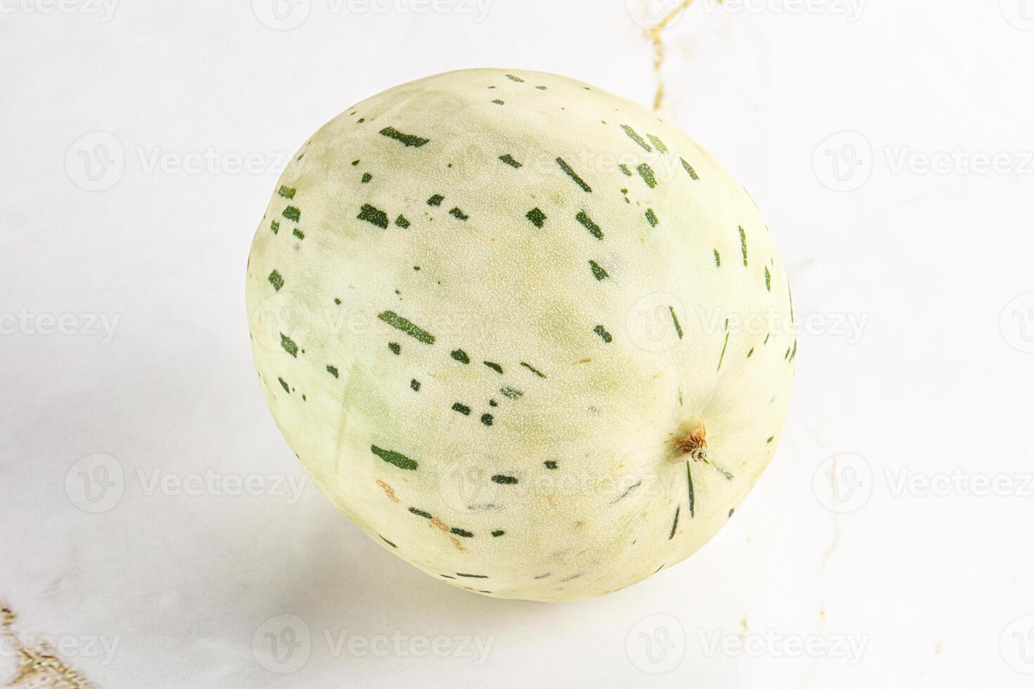 Ripe sweet juicy Dalmatin melon photo