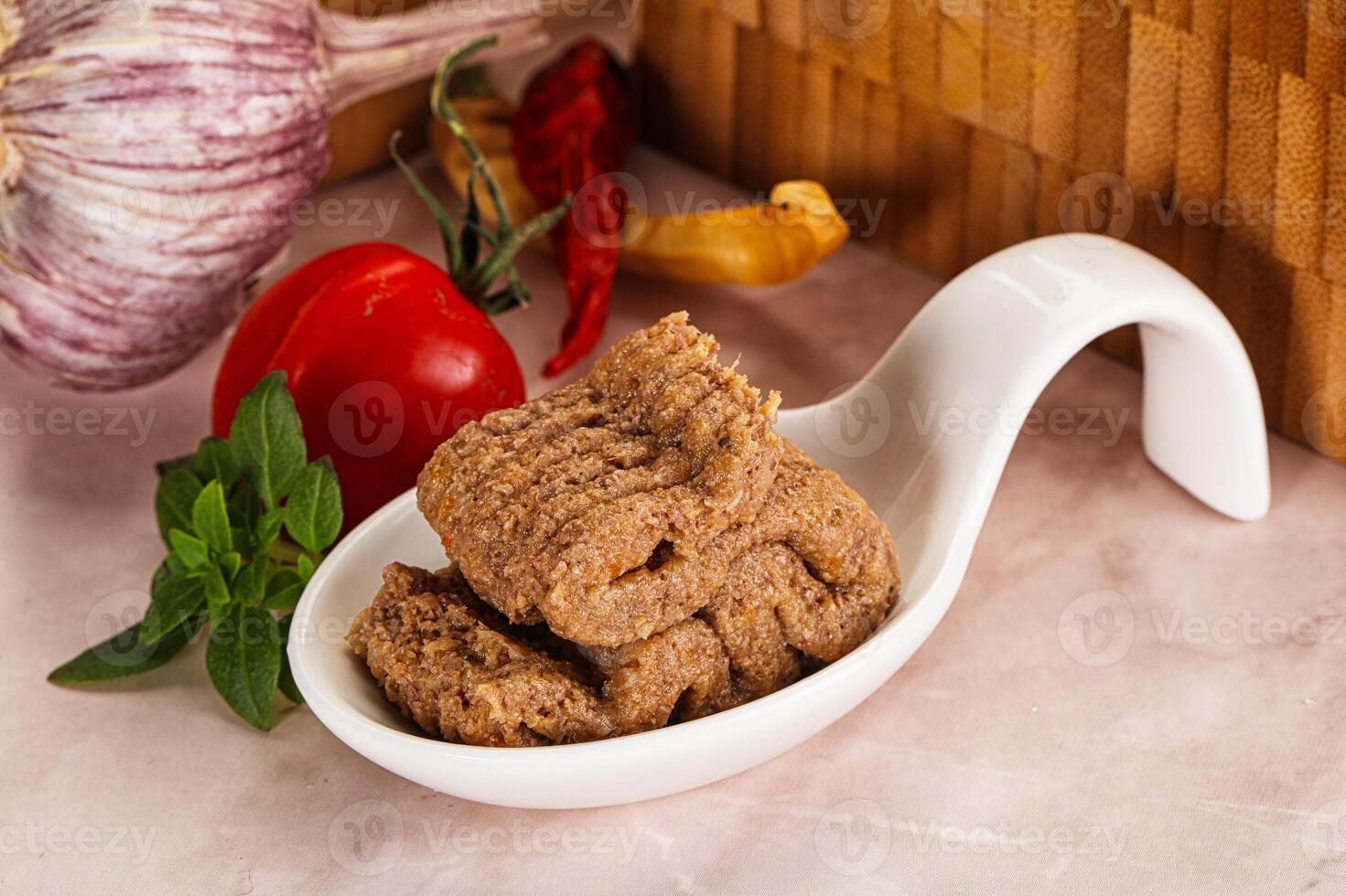 Liver Pate spread in the bowl photo