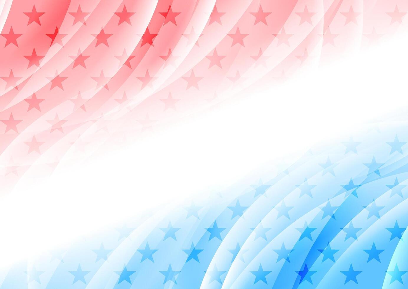 Wavy concept USA flag abstract background vector