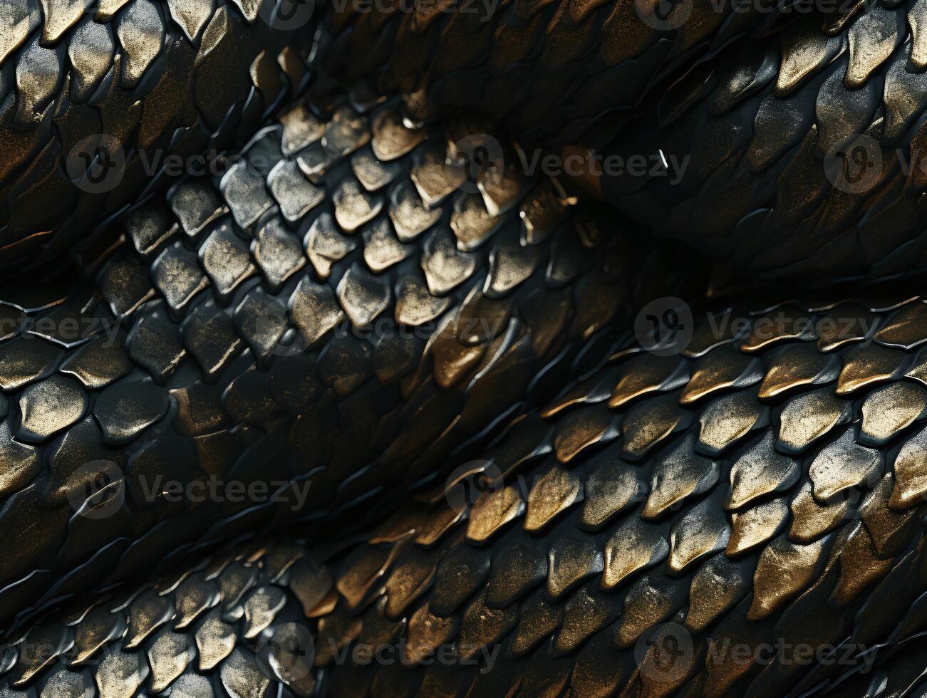 Close-up snake leather with a smooth, slightly uneven texture. photo