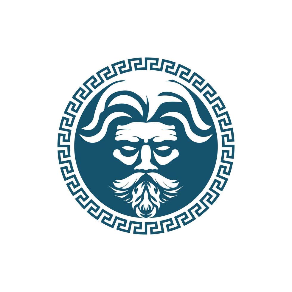 Zeus logo design illustration vector