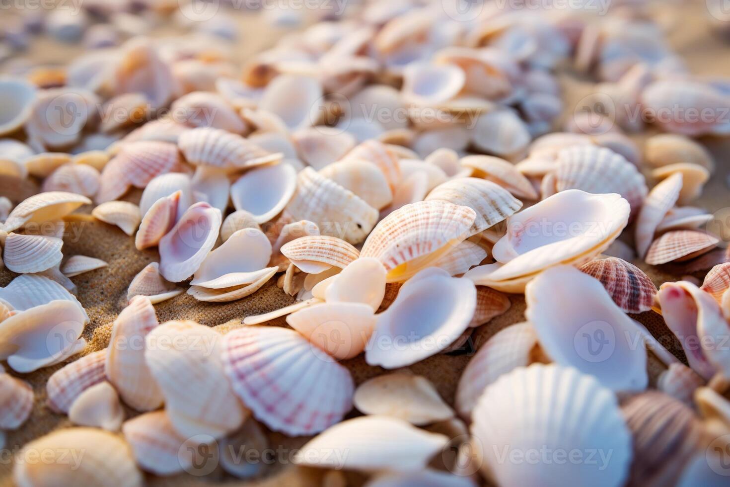 Seashells shells laying on white sand sea beach tropical sanded seashore sandy seacoast backdrop beauty calm tranquil ocean seaside environment summer day vacation travel exotic aqua photo