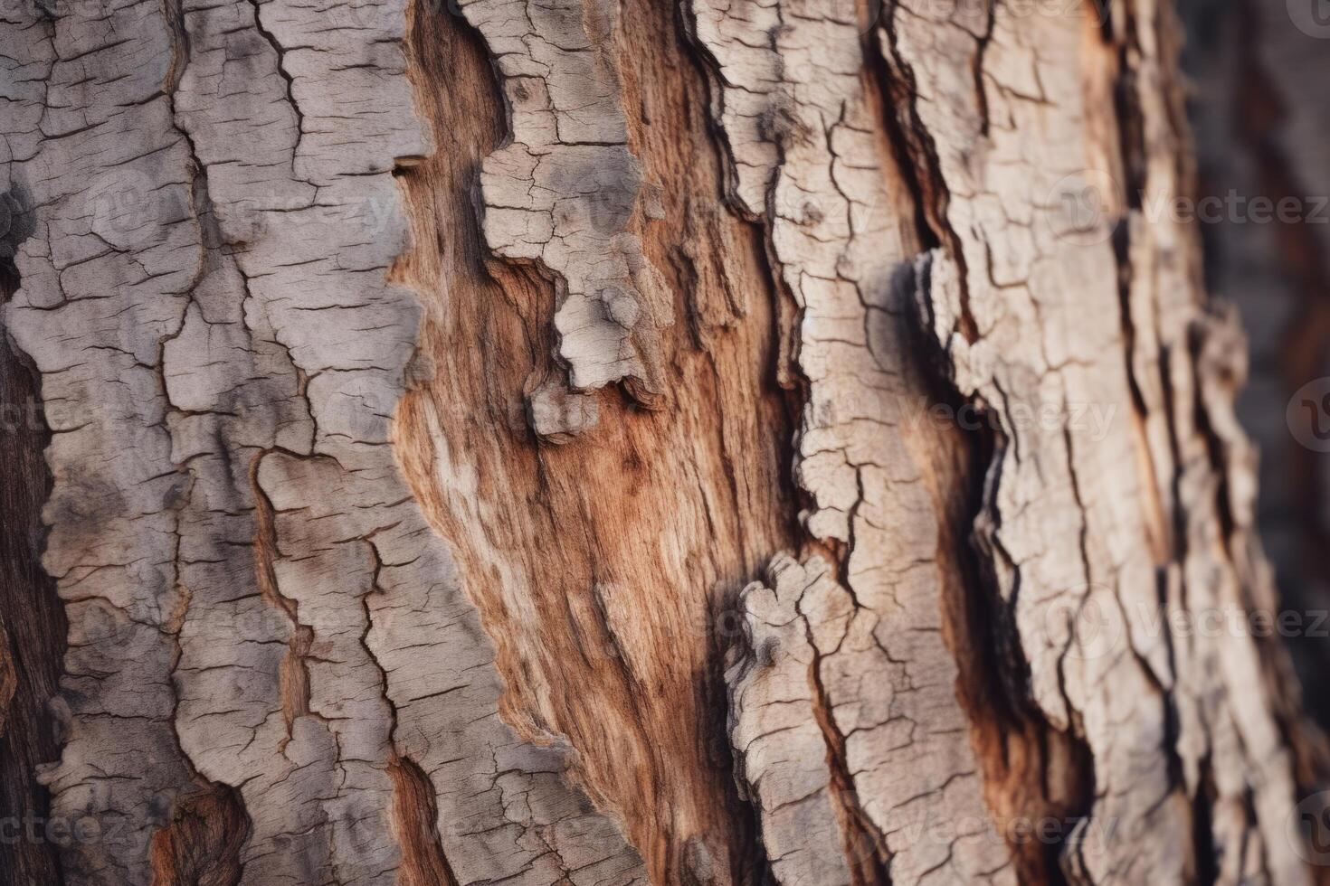 Close up majestic tree trunk old bark in forest textured brown wood pine oak plant macro wooden background timber lumber natural pattern rough raw texture park building nature backdrop photo