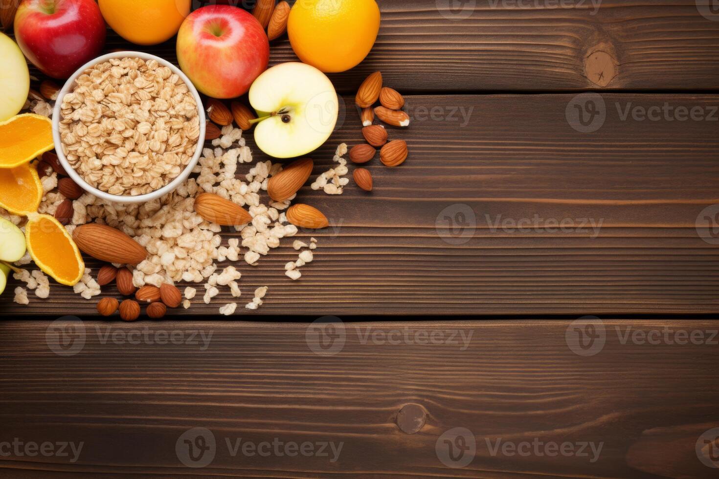 Healthy fruits vegetables on rustic wooden table fresh juicy ingredients health lifestyle vegetarian vegan natural diet eating nutrients nutrition protein rich kitchen lunch agriculture photo