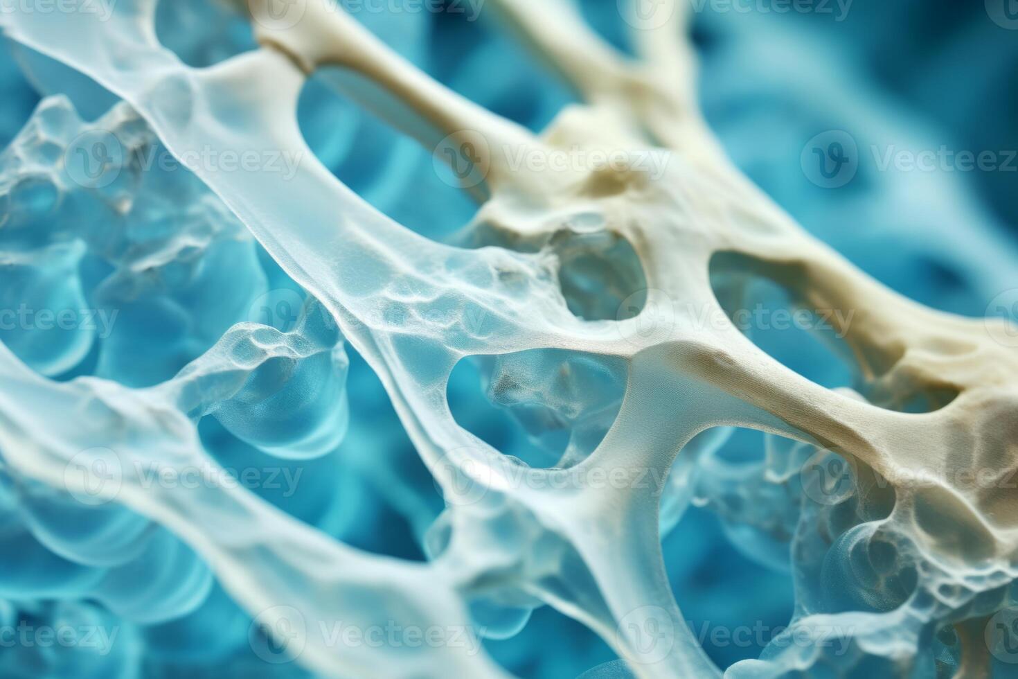 Bone tissue human skeleton under microscope cells structure medical science biology background texture magnification research structure health microbiology internal materials organs photo