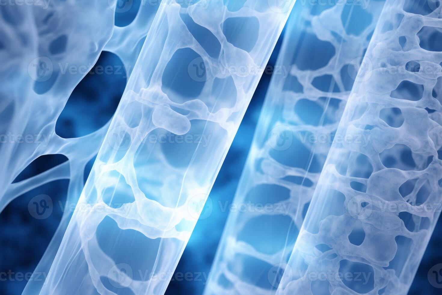 Bone tissue human skeleton under microscope cells structure medical science biology background texture magnification research structure health microbiology internal materials organs photo