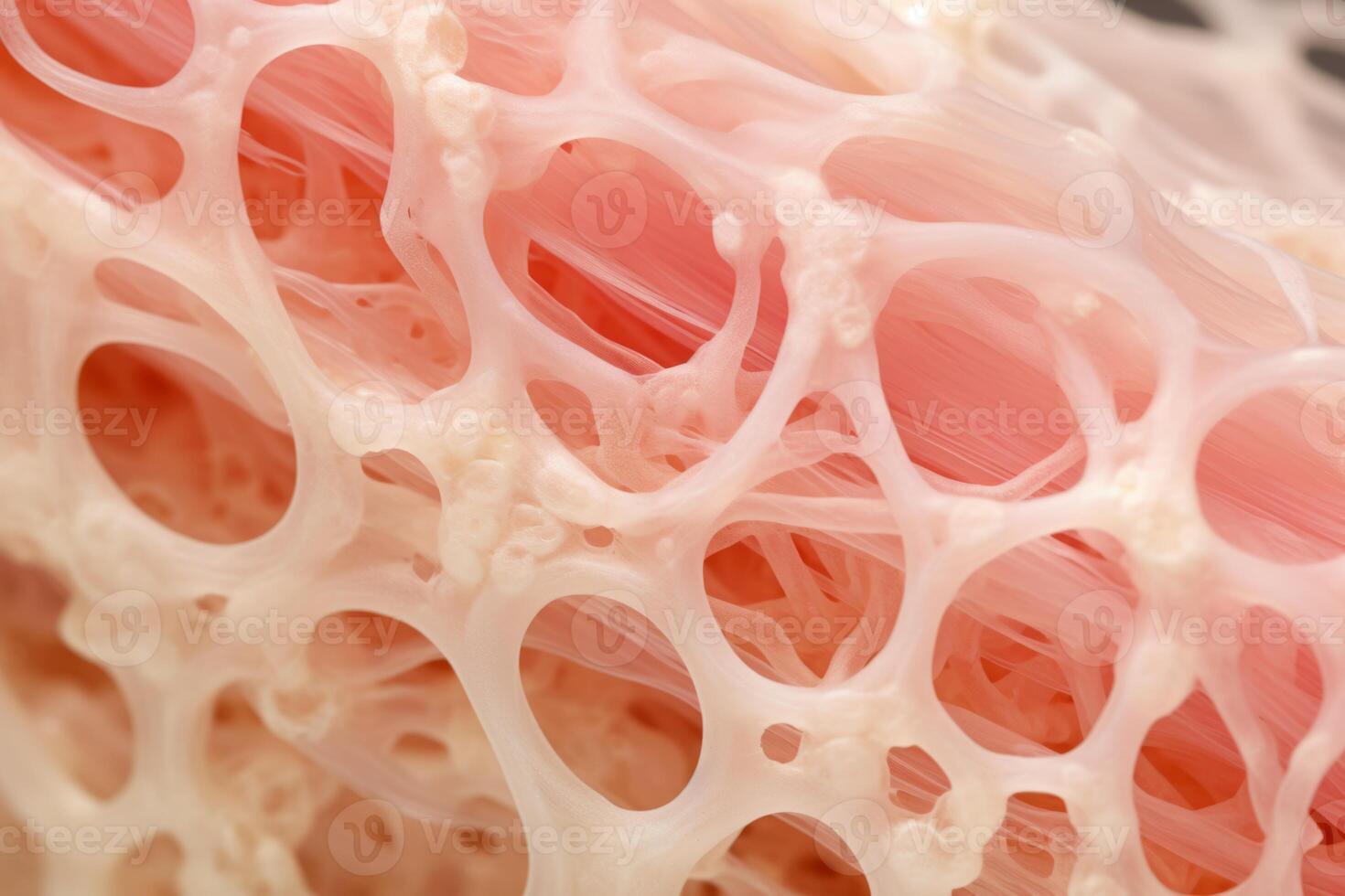 Bone tissue human skeleton under microscope cells structure medical science biology background texture magnification research structure health microbiology internal materials organs photo
