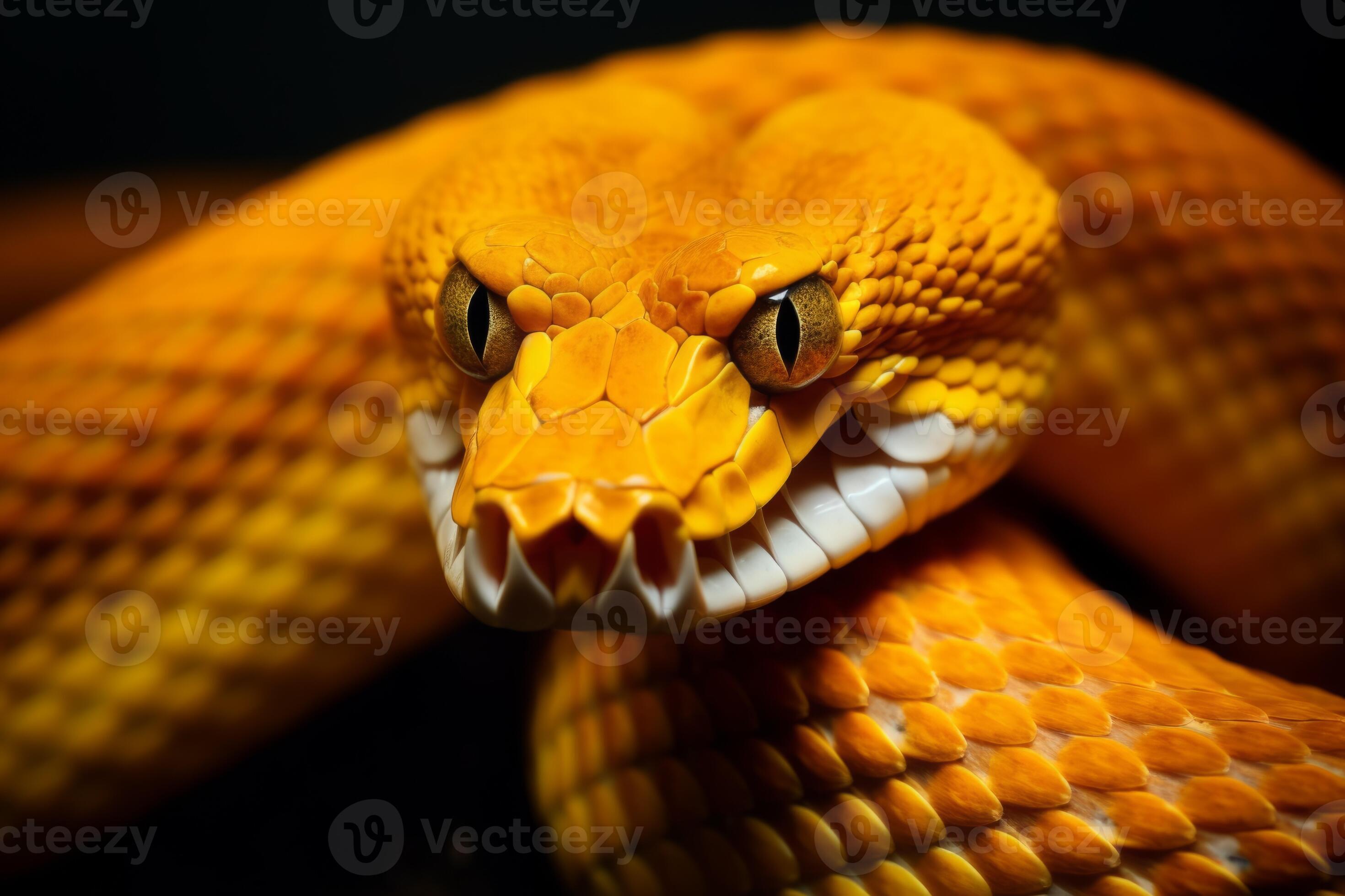 Colorful snake python cobra viper forest hiding waiting for prey ...