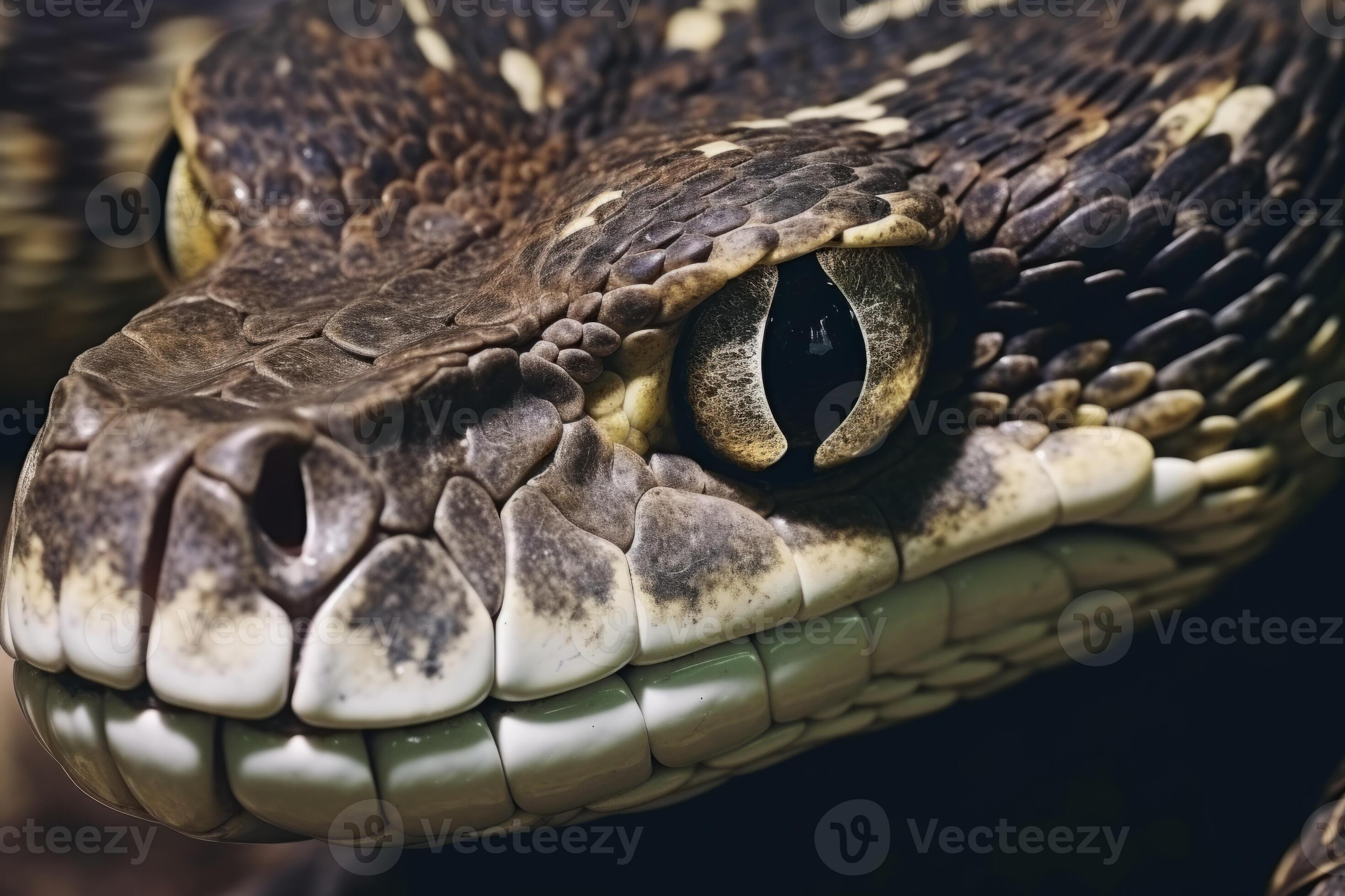Colorful snake python cobra viper forest hiding waiting for prey ...