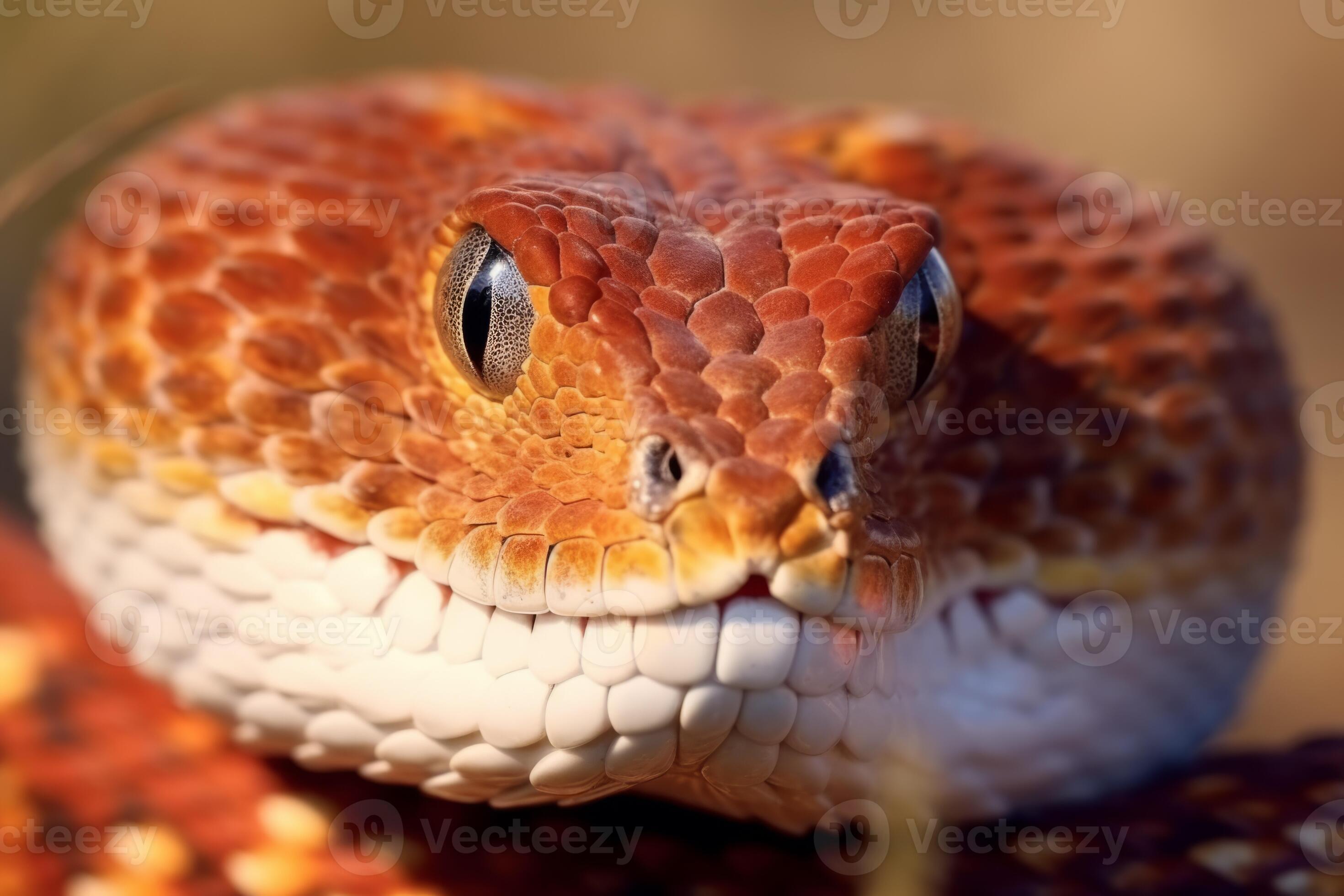 Colorful snake python cobra viper forest hiding waiting for prey ...