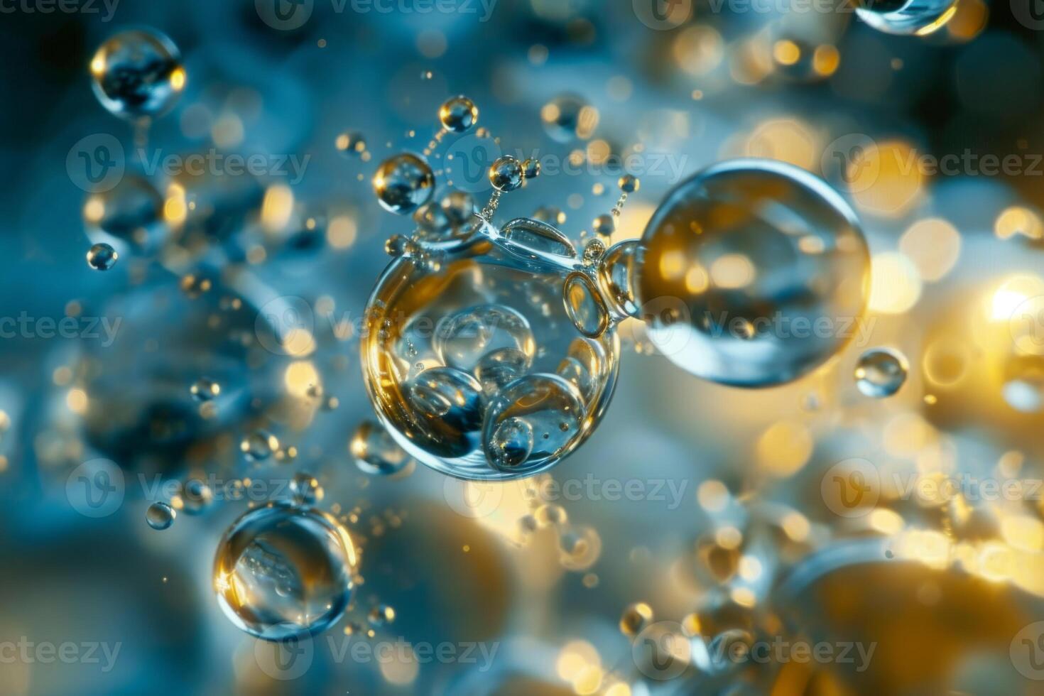 Water molecule hydrogen oxygen atoms molecules magnification microscope atom particles bonds chemistry technology molecular physics research micro innovation structure spheres colorful photo
